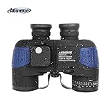 Wasserdichtes Fernglas: Wasserdicht IPX7 (bei 1 m Tiefe für ca. 30 min) und Schwimmfähig. Gutes Nautisches Fernglas für Seemann. Night Vision Binoculars, in einer dunklen Umgebung wird das Lineal und der Kompass durch den Licht-Knopf beleuchtet, kann sie auch die maximale Helligkeit des Bildes liefern. (Kann nicht als Nachtsichtgerät benutzen)