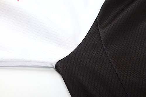 [Größe:S-5XL][option:Trägerhose,3D 2.8cm Sitzpolster] Fahrrad Trikot Langarm Radhose Radtrikot Fahrradbekleidung Herren Männer Hemd mit lange Ärmeln Set Cycling OutdoorTrikots Windjacke Neue - 4