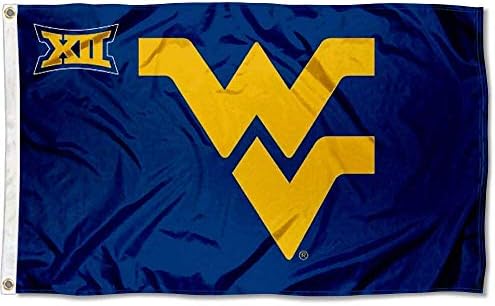 GUOQ WVU Mountaineers Big 12 3x5 Flag