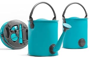 Colapz Faltbare Gießkanne & Eimer für Frischwasser – BPA-frei, Tragbar für Camping, Zelt, Festival, Wohnmobil & Wohnwagen – Praktische Outdoor Wasserkanne für Garten und Reise - Blau