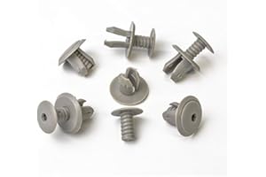 MYBA-S 10 clips para revestimiento de puerta Transporter T4 T5 en gris claro.