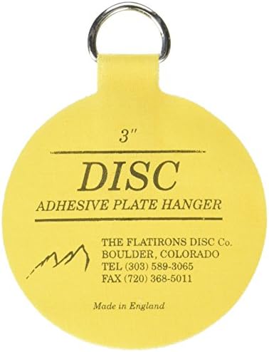 Invisible English Disc Adhesive Medium Plate Hanger Set (4-3 Inch Hangers)