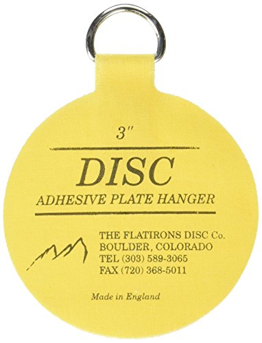Invisible English Disc Adhesive Medium Plate Hanger Set (4-3 Inch Hangers)