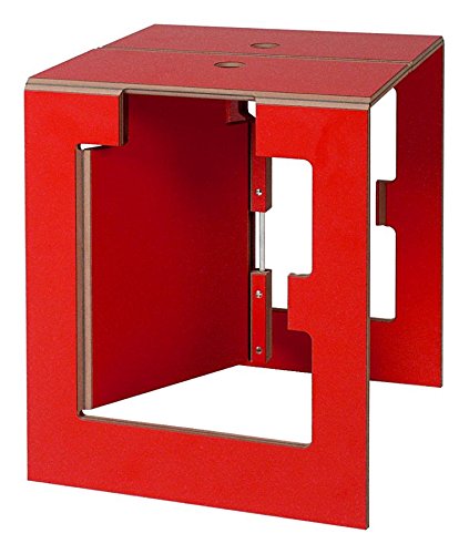 Preisvergleich Produktbild KABRÉ Klapphocker Falter dunkelrot