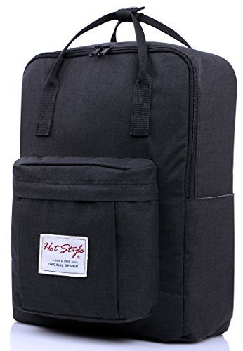 [HotStyle Basic Classic] Bestie Cute Diaper Bag Backpack for Mom (18 Liters), Black
