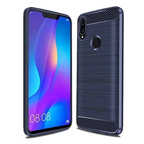 fitmore Huawei Nova 4 Case, Shell Soft Man Protective Durable Shockproof case compatible with Huawei Nova 4 - Blue