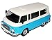Produktbild Ixo Barkas B1000 Bus Blau Weiss 1961-1990 1/18 Modell Auto mit individiuellem Wunschkennzeichen