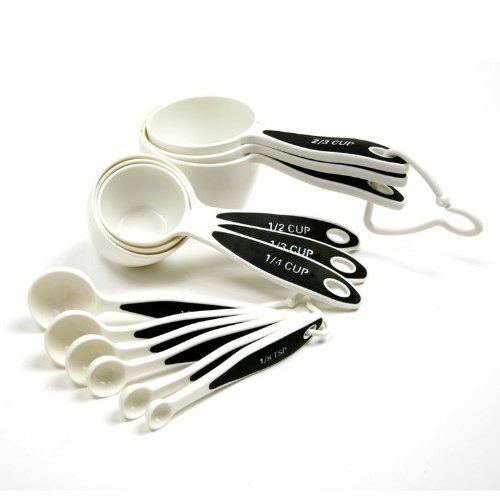 Norpro New Measuring Cup Spoons Set 12 Piece Non Slip Ergonomic Grip Even Wet - 2