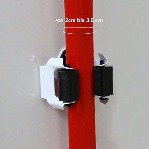 Gerätehalter, Yosoo 10 Stück Werkzeughalter Wandhalterung Halter für Besen Mopp Gartenwerkzeuge - 5