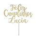 Produktbild Feliz Cumpleaños Cake Topper Custom Happy Birthday Spanish Happy Birthday Cake Toper Birthday Cake Topper Feliz Fiesta Cumpleaños Glitter Cardstock Topper