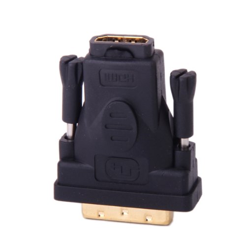 HDMI auf DVI-D Stecker auf HDMI Female Adapter (24+1)