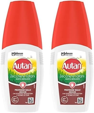 Autan Zecche e Tafani Vapo, Spray Antizecche e antizanzare Comuni, Tigre e Tropicali, Insetto Repellente, 1 Confezione da 200 ml