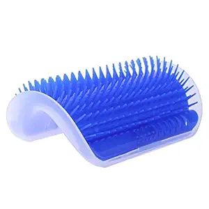 POODLES Pet Cat Self Groomer Brush Wall Corner Grooming Hair Fur Comb Massage Tool Basic Comb for Cat