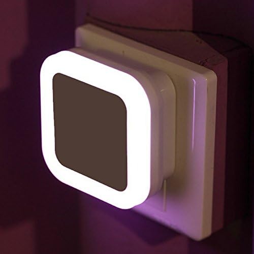 bedside plug-in LED light control induction energy saving voice-activated remote control switch night light feed,Light powder,Square