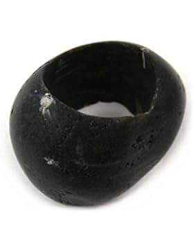 Gallay Tuchperle 33 schwarz farbig marmoriert