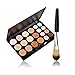 LEORX Face Contour Kit Highlighter Makeup Kit 20 Colour Cream Concealer Palette with Brush