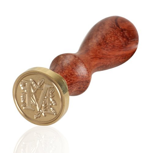 Chatham Classic Initiale Wachs Siegel Stempel Alphabet Retro Holz Griff Wachssiegel - 3