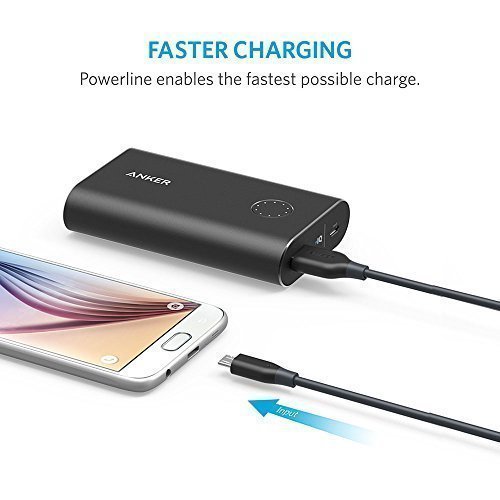 Anker PowerLine [Pacco da 5] Cavi Micro USB - Il Cavo PiÃ¹ Veloce e PiÃ¹ Resistente al Mondo [Lunghezze Assortite], per Smartphone Android Samsung, Nexus, LG, Motorola e altro ancora