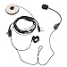 Price comparison product image Elenxs 2 Pin Helmet Motorcycle Race Headset Microphone Replacement for Kenwood Baofeng Two Way Radio Part