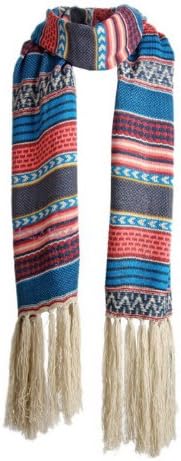 Ladies Woman Bohemian Woolen Knitted Soft Winter Warm Long Scarf