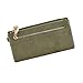 Produktbild Longra Damen Mädchen Elegant Geldbörse Vintage-Ledertaschen Wildleder Tasche Damen Clutch Handtasche Portemonnaie Brieftasche Geldbeutel Kreditkartenetui Wallet Lang (D)