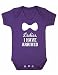 Ladies I Have Arrived Baby Boy Girl Unisex Short Sleeve Bodysuit (Purple, 0-3m)