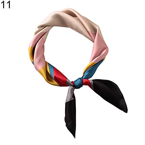 Homeofying Fashion Small Square Scarf Bandana Men Women Satin Neckerchief Neck Wrap Decor For Formal Clothes