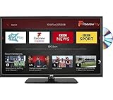 JVC 32 inch Smart HD Ready LED TV with Built-in DVD Player and Freeview HD with Freeview Play - (Black)