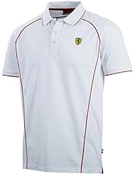 Ferrari F1 Polo para hombre Blanco blanco Talla:extra-large