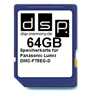 DSP Memory Z-4051557428133 64GB Ultra High Speed Speicherkarte für Panasonic Lumix DMC-FT5EG-D Digital Kamera