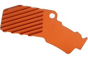 NICECNC Arancia Pinza freno posteriore Dissipatore di calore più freddo Compatible with KTM 125-530 150 200 250 300 450 500 EXC EXCF XC XCF XCW SX SXF XCWF 2008-2023,See Fitment