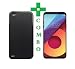 LG Q6 Plus, Tempered Glass + Back Cover, (COMBO OFFER SOFT-PUDDING) Premium Real 2.5D Pro 9H Anti-Fingerprints & Oil Stains Coating Hardness Screen Protector Guard For LG Q6 Plus RS.359.00