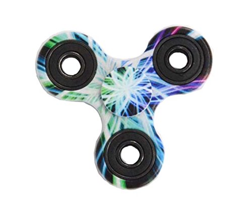 7 COLOR WINGS Fidget Spinner Hands EDC Tri Finger Toy Fast Bearings Relieves Stress And Anxiety for Children & Adults (C1)