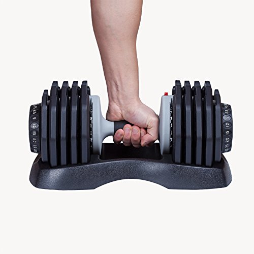 DialTech Einstellbare Hantel von 2,5 bis 25 Kilogramm (2 Stück) - 6