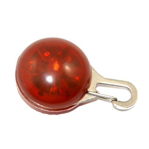 Preisvergleich Produktbild Hilai Kreis roten Welpen Kragen LED-Nacht Sicherheit der Hundehalsband Beleuchtung