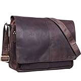 vintage messenger bag louis vuitton Hochwertige Verarbeitung, echtes Büffel-Leder, schönes Vintage Design | Die Leder Schultertasche ist optimal nutzbar als Laptoptasche, Unitasche, Messenger Bag, Aktentasche, Umhängetasche und vieles mehr