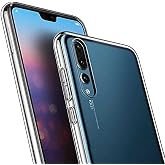 Elfia Huawei P20 Pro ile Uyumlu Kılıfı Şeffaf Silikon Ultra İnce Tarz Kapak S&uuml;per