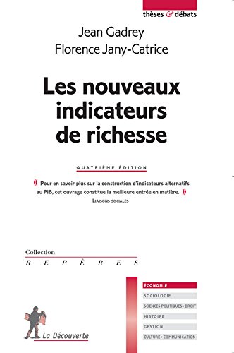 Book's Cover of Les nouveaux indicateurs de richesse
