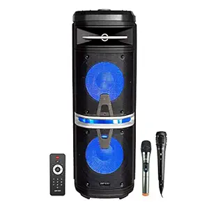 Ant Audio Rock 1500 Party Entertainment Bluetooth Speaker with Karaoke with FM Radio, Micro SD Card, USB, Wired & Wireless Mic, LED Lights & Subwoofer  150 watt