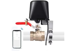 UseeLink Elektryczny zawór inteligentny, zawór wody WiFi, timer nawadniania, elektryczne sterowanie odcięciem wody, sterowanie aplikacją Tuya Smart i Smart Life, współpracuje z Alexa i Google