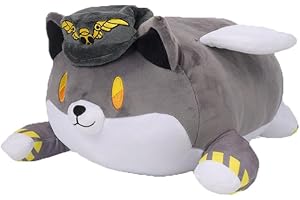 MEZHI Murder Plush Drone Plush, N V Cute Uzi Drone N Plush Stuffed Doll, Crow Dog Soft Pillow Plush Doll Plush Toy Soft Cartoon Anime Character Plush Doll Gift for Kids and Game Fans