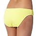 Red Herring Womens Yellow Plain Ruched Bikini Bottoms 14