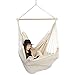 Produktbild 12364 XXL Beige 2 Personen Belastbarkeit bis ca. 150 kg Hängesitz Hängestuhl Hängesessel inkl. Swivel