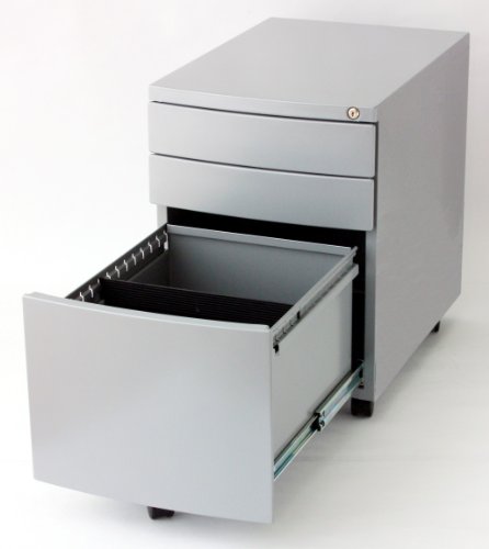 Steel Metal Mobile Lockable Filing Pedestal - A4 or Foolscap