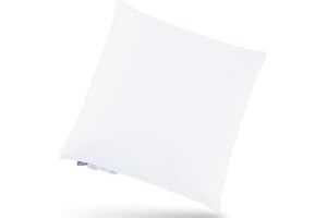 Uniency Poduszka puchowa 80 x 80, 3-komorowa, 80 x 80 cm, puchowa, przytulna poduszka, wypełnienie 1100 g: na zewnątrz 90% puch i 10% pierze 200 g, wewnątrz 100% pierze 900 g, 100% bawełniana