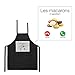 Produktbild Mygoodprice Küchenschürze, Motiv Macarons m'appel, Schwarz