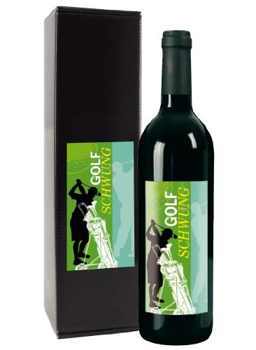 Preisvergleich Produktbild Wein-Geschenk 'Golfschwung'