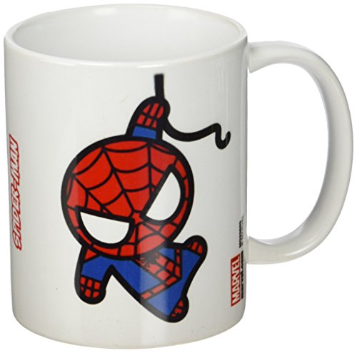 Marvel Kawaii Spider-Man Taza de cerámica, multicolor