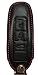 Produktbild Schlüsseltasche - Echt-Leder für Porsche 911 991 Carrera Boxster 981 718 982 Cayman 981C 982 Panamera Cayenne 958 Porsche Macan 95B - Etui Schlüssel-Hülle - Autoschlüssel Case Schutz - KEYLESS GO