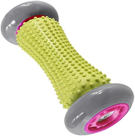BAIU Hand and Foot Massage Roller | Muscle Roller Stick | Trigger Point Massage | Ergonomic Reflexology Massager | Wrists and Forearms Exercise Roller | Recovery Tool for Plantar Fasciitis, Heel and Foot Arch Pain Relief (Grey)